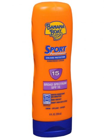 Banana Boat Sport Performance Sunscreen Lotion SPF 15 – 8 OZ